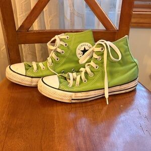 Converse Women’s Lime Green High-Tops